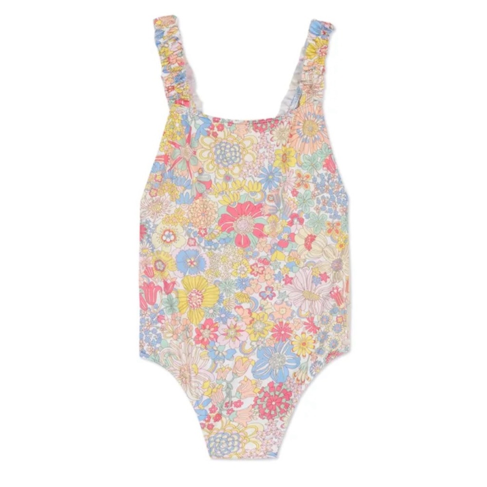 NWT Tartine et Chocolat Floral Liberty of London Print  Swimsuit Size 2 Years